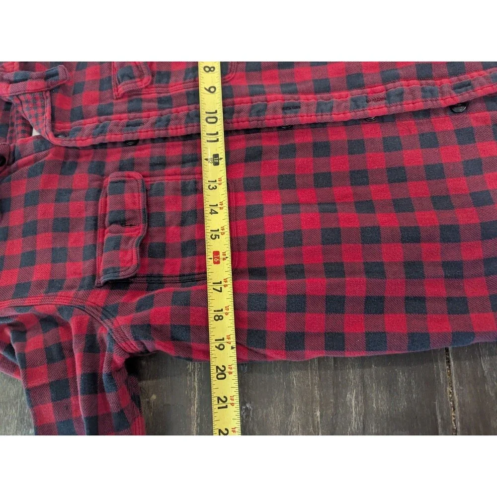 Men's Polo Ralph Lauren Buffalo Plaid Two-Ply Flannel Shirt Sz M Cabincore